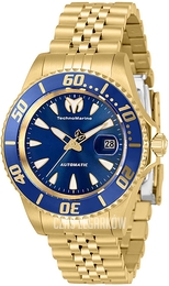Technomarine Manta Sea Niebieski/Stal w odcieniu złota Ø38 mm TM-219064