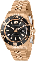 Technomarine Manta Sea Czarny/Stal w kolorze różowego złota Ø38 mm TM-219065