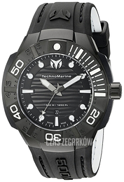 Technomarine Reef Black Czarny/Guma Ø45 mm TM-513003