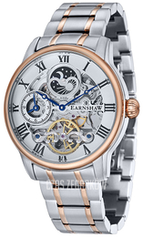 Thomas Earnshaw Longitude Srebrny/Stal w kolorze różowego złota Ø44 mm ES-8006-33