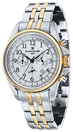 Thomas Earnshaw Commodore Biały/Stal w odcieniu złota Ø45 mm ES-8028-44