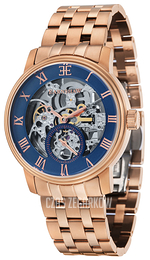 Thomas Earnshaw Westminster Niebieski/Stal w kolorze różowego złota Ø42 mm ES-8041-22