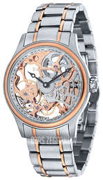 Thomas Earnshaw Bauer Szkieletowa tarczy/Stal w kolorze różowego złota Ø42 mm ES-8049-33