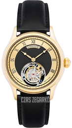 Thomas Earnshaw Palmerston Tourbillon Czarny/Skóra Ø42 mm ES-8213-02