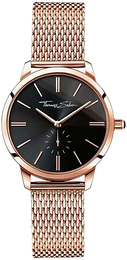 Thomas Sabo Glam Czarny/Stal w kolorze różowego złota Ø33 mm WA0249-265-203