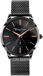 Thomas Sabo Rebel Czarny/Stal Ø42 mm WA0271-202-203