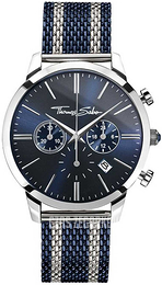 Thomas Sabo Rebel Spirit Niebieski/Stal Ø42 mm WA0285-281-209