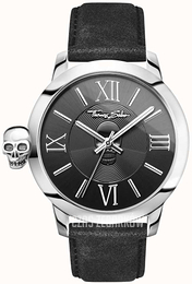 Thomas Sabo Rebel Szary/Skóra Ø46 mm WA0296-218-203