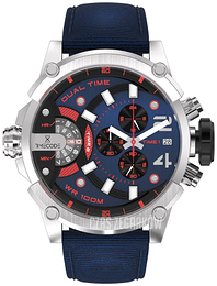 Timecode Marconi 1896 Niebieski/Tkanina Ø46 mm TC-1002-23