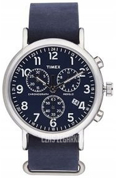 Timex Weekender Niebieski/Skóra Ø40 mm ABT003