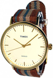 Timex Fairfield Kremowy/Tkanina Ø41 mm ABT521