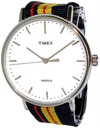 Timex Biały/Tkanina Ø41 mm ABT524