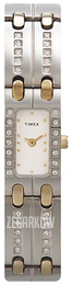 Timex Fashion Biały/Stal w odcieniu złota T2E101
