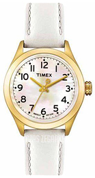 Timex Biały/Skóra Ø28 mm T2M446