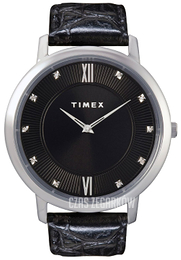 Timex Czarny/Skóra Ø42 mm T2M755