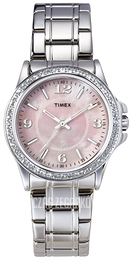 Timex Różowy/Stal Ø29 mm T2M834