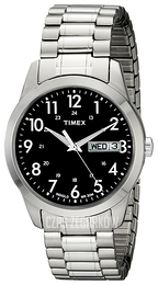 Timex Classic Elevated Czarny/Stal Ø36 mm T2M932