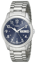 Timex Classic Elevated Niebieski/Stal Ø36 mm T2M933