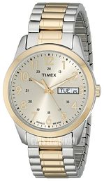 Timex Classic Elevated Szampański/Stal w odcieniu złota Ø36 mm T2M935