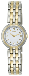 Timex Classic Biały/Stal w odcieniu złota Ø27 mm T2M941