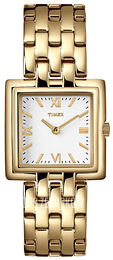 Timex Biały/Stal w odcieniu złota T2N0039J