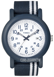Timex Biały/Tkanina Ø40 mm T2N325GP
