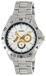 Timex Biały/Stal Ø46 mm T2N515