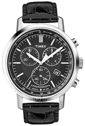 Timex Czarny/Skóra Ø45 mm T2N561