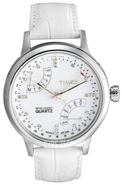 Timex Classic Indiglo Biały/Skóra Ø42 mm T2N567