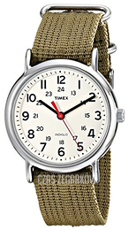 Timex Weekender Biały/Stal Ø38 mm T2N651PF