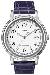 Timex Biały/Skóra Ø38 mm T2N668