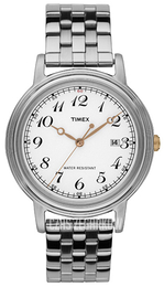 Timex Biały/Stal Ø38 mm T2N672