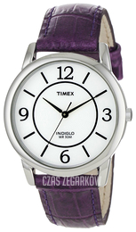 Timex Biały/Skóra Ø35 mm T2N690