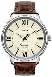 Timex Biały/Skóra Ø43 mm T2N692