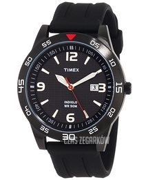 Timex Classic Elevated Czarny/Żywica z tworzywa sztucznego Ø43 mm T2N694