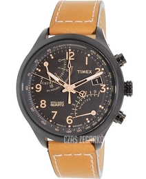 Timex Czarny/Skóra Ø42 mm T2N700