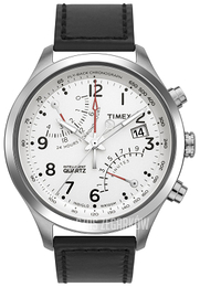 Timex Intelligent Biały/Skóra Ø42 mm T2N701