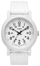 Timex Biały/Guma Ø40 mm T2N718