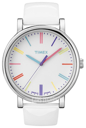Timex Easy Reader Biały/Skóra Ø38 mm T2N791