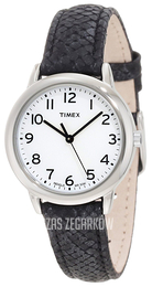Timex Classic Elevated Biały/Skóra Ø30 mm T2N964