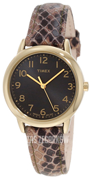 Timex Classic Elevated Czarny/Skóra Ø30 mm T2N965
