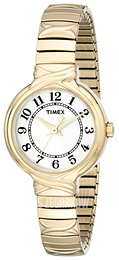 Timex Classic Elevated Biały/Stal w odcieniu złota Ø26 mm T2N9789J