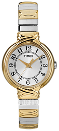 Timex Classic Elevated Srebrny/Stal w odcieniu złota Ø26 mm T2N979