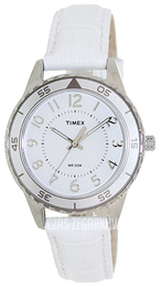 Timex Classic Biały/Skóra Ø38 mm T2P022