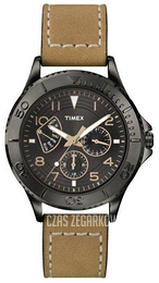 Timex Classic Czarny/Skóra Ø42 mm T2P040P4