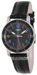 Timex Czarny/Skóra Ø33 mm T2P050