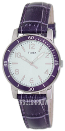 Timex Biały/Skóra Ø33 mm T2P052