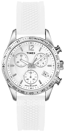 Timex Biały/Guma Ø36 mm T2P061D7