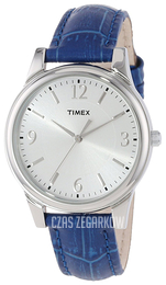 Timex Srebrny/Skóra Ø35 mm T2P093TN