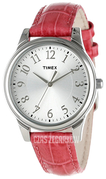 Timex Srebrny/Skóra Ø35 mm T2P1252M